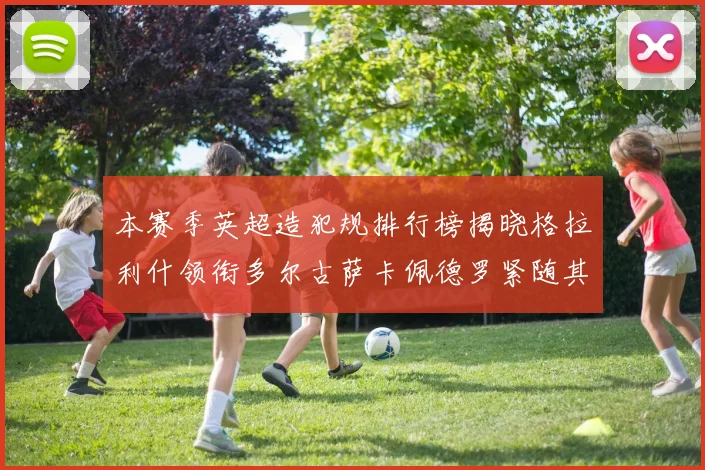 本赛季英超造犯规排行榜揭晓格拉利什领衔多尔古萨卡佩德罗紧随其后